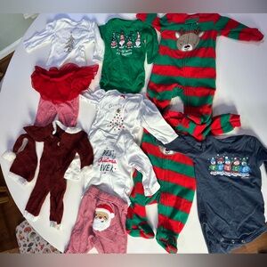 Baby Clothes Bundle - Christmas outfits 0 to 3 months